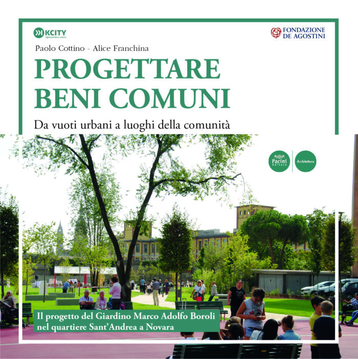 Copertina Libro "Progettare Beni Comuni Da vuoti urbani a luoghi della comunità"